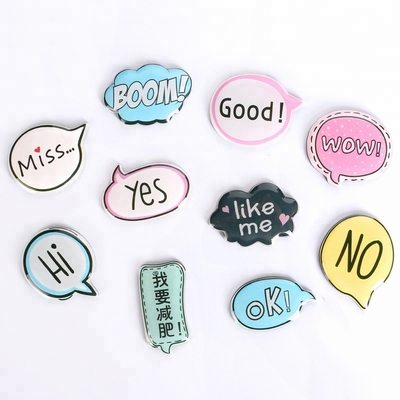 Beautiful Light Weight Clear Plastic Fridge Magnet Crystal Epoxy Fridge Magnets